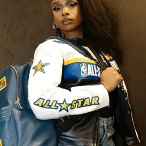 73rd NBA All-Star Game Jennifer Hudson Leather Jacket