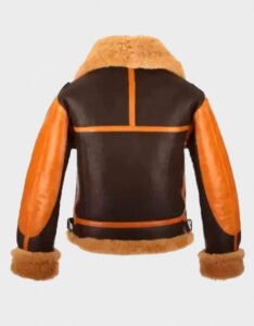 B3 Aviator Shearling Leather Jacket - Image 2