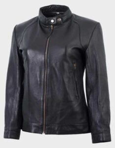 Black Biker Leather Jacket