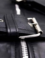 Womens Leather Motorcycle Jacket - Image 4