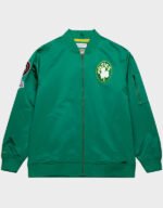Boston Celtics Mitchell & Ness Full-Zip Bomber Jacket - Image 2