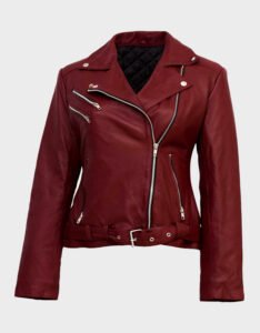 Burgundy Leather Jacket