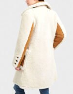 Double Breasted Shearling Coat - Image 2
