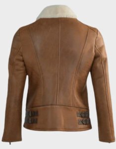Jane B-3 Fur Bomber Jacket - Image 2