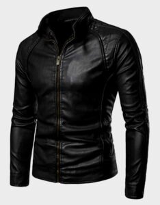 Mens High Collar Jacket
