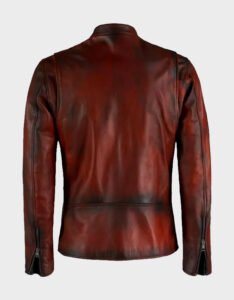 Vintage Brown Distressed Retro Jacket - Image 2