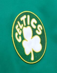Boston Celtics Mitchell & Ness Full-Zip Bomber Jacket - Image 5