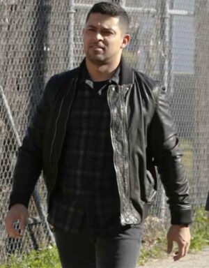 NCIS Nick Torres Black Leather Jacket | The Fitted Jackets