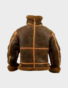 RAF Aviator Shearling Leather Jacket - Image 2