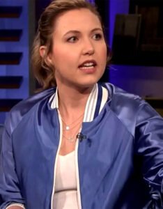 Conan S09 Taylor Tomlinson Blue Bomber Jacket - Image 3