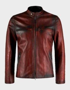 Vintage Brown Distressed Retro Jacket