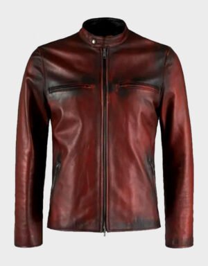 Mens Vintage Brown Distressed Retro Jacket | The Fitted Jackets