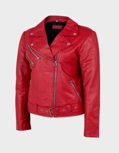 Burgundy Leather Jacket - Image 6