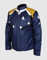 Blue Leather Jacket | The Fitted Jackets