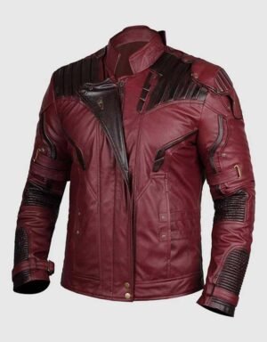 Dark Red Leather Jacket | The Fitted Jackets