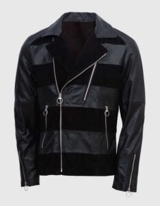Classic Suede Striped Jacket