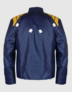 Blue Leather Jacket - Image 2