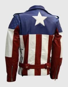 Multi Colored Biker Jacket - Image 3