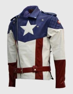 Multi Colored Biker Jacket - Image 2
