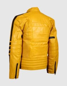 Yellow Motorcycle Jacket - Image 2