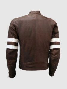 Distressed Leather Jacket - Image 2