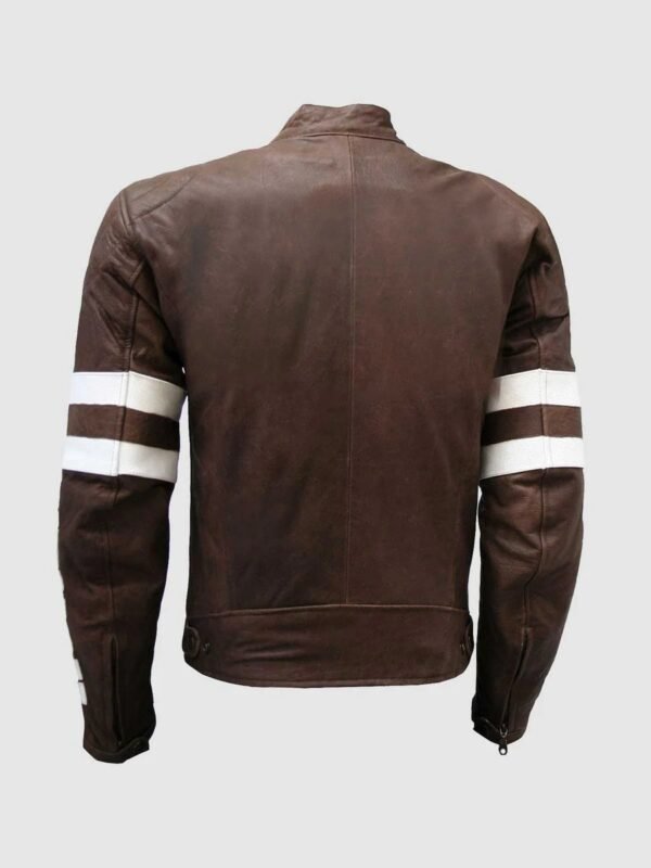 Distressed Leather Jacket - Image 2