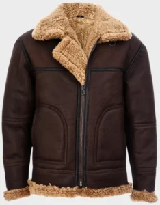 Men’s Shearling Sheepskin Flying Jacket