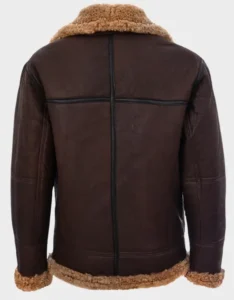 Men’s Shearling Sheepskin Flying Jacket - Image 2