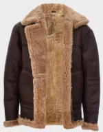 Men’s Shearling Sheepskin Flying Jacket - Image 3