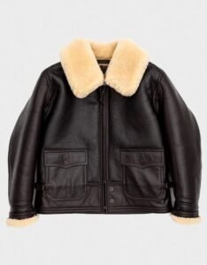 Flight Brown Shearling Leather Jacket