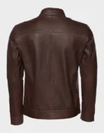 Declan Brown Café Racer Leather Jacket