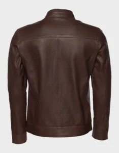 Declan Brown Café Racer Leather Jacket