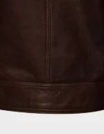 Declan Brown Café Racer Leather Jacket