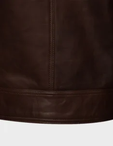 Declan Brown Café Racer Leather Jacket