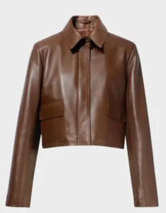 Nour Hammour Bleeker Cropped Leather Jacket | The Fitted Jackets