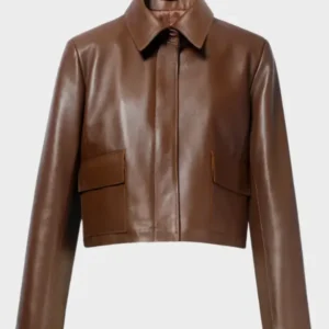 Nour Hammour Bleeker Cropped Leather Jacket | The Fitted Jackets