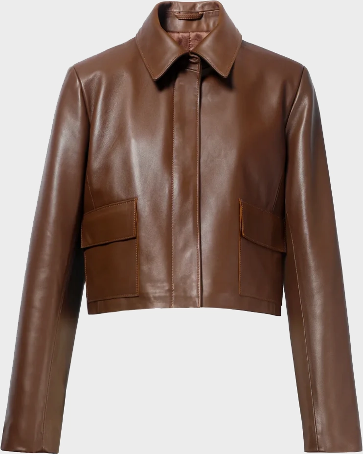 Nour Hammour Bleeker Cropped Leather Jacket | The Fitted Jackets Nour Hammour Bleeker Cropped Leather Jacket | The Fitted Jackets