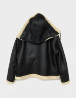 Handmade Men’s Shearling Aviator Jacket | Real Leather Flight Coat