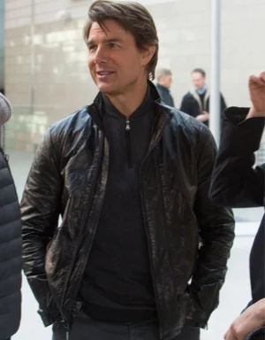 Tom Cruise Mission Impossible Rogue Nation Leather Jacket
