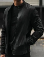 Thursday Boot Company Small Suede Cow Leather Racer Jacket