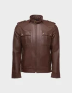 Men's Brown Obsidian Leather Jacket