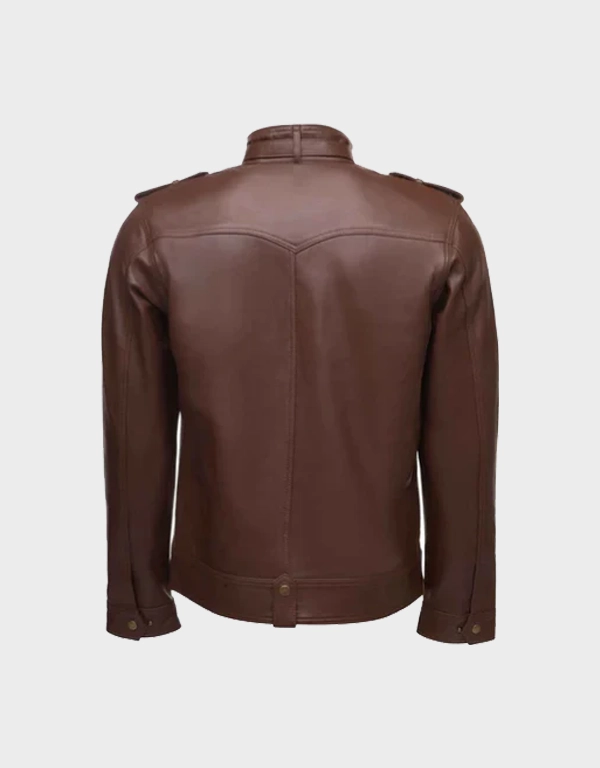 Men's Brown Obsidian Leather Jacket