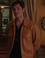 Lucas Bravo Emily In Paris Leather Jacket