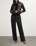 AllSaints Women's Dalby Leather Biker Jacket
