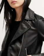 AllSaints Women's Dalby Leather Biker Jacket