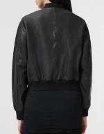 AllSaints Women's Leather Orten Bomber Jacket