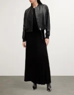 AllSaints Women's Leather Orten Bomber Jacket