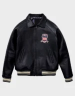 Men's Avirex Icon Bomber Leather Jacket | The Fitted Jackets