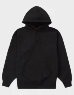Supreme Men's Satin Applique Hooded Sweatshirt