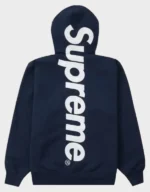 Supreme Men's Satin Applique Hooded Sweatshirt
